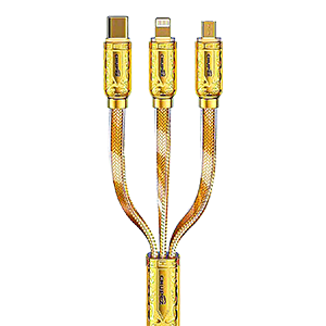 CHUPEZ 3 in 1 USB gold 05 cable